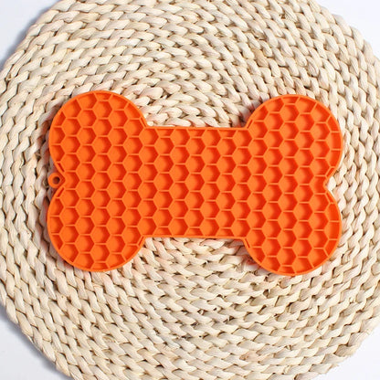 Tapis de léchage en Silicone en forme d'os pour chien™️ - RoyalFrenchie