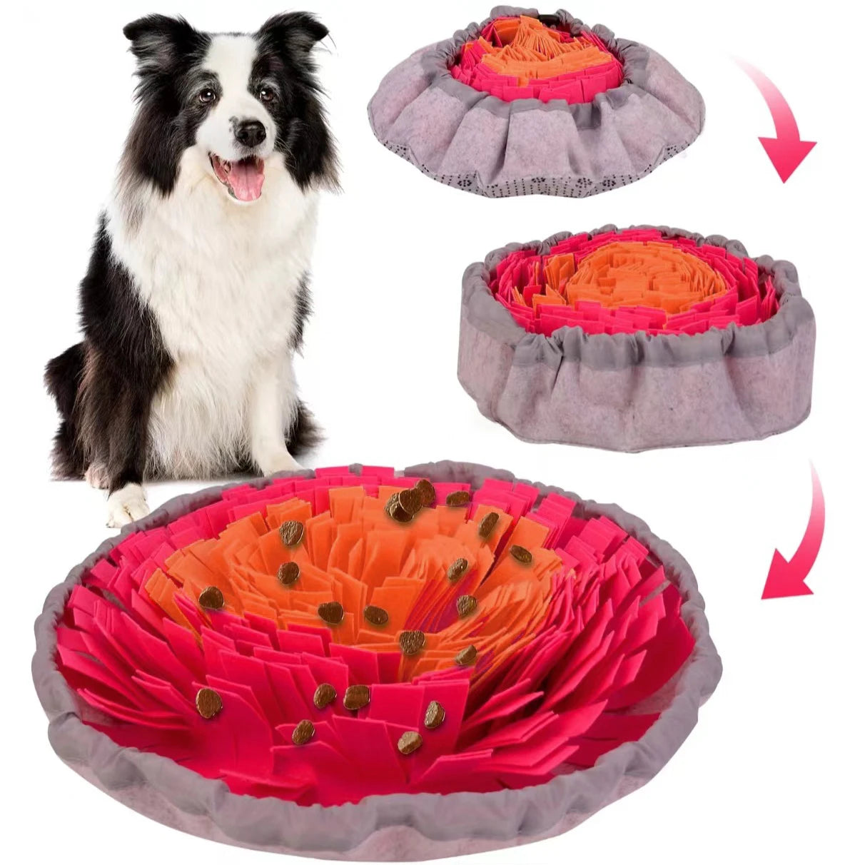 Tapis de reniflage lavable pour animaux